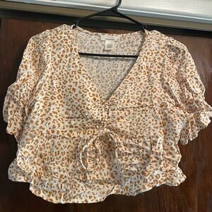 Cheetah Print Top